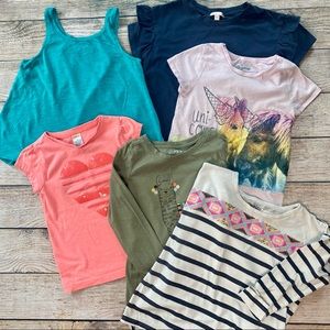 Oshkosh/ Old Navy/ Gymboree and more bundle of girls shorts size 6/7